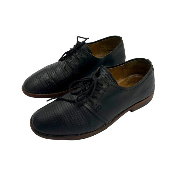 SEAL OF SUTRO CO. Leather Oxford Shoes Black 8 main image 10